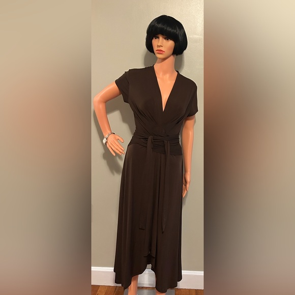 Michael Kors Faux Wrap
Brown Ho/Low Dress 12 - Picture 3 of 10